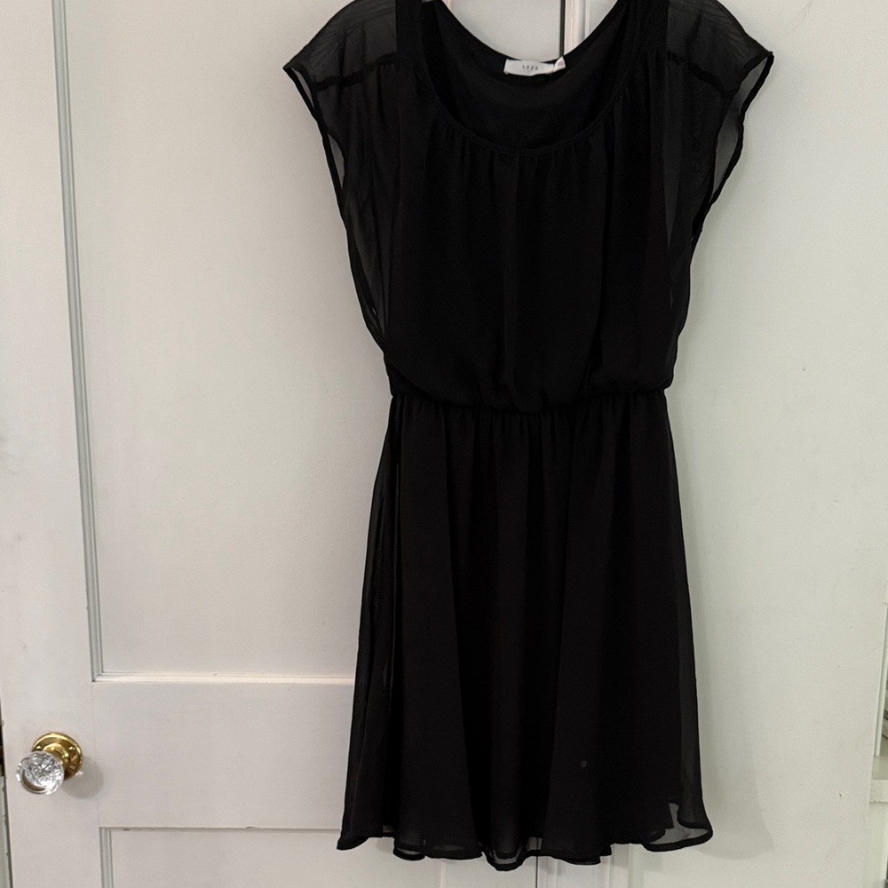 Lush Black Mini Dress